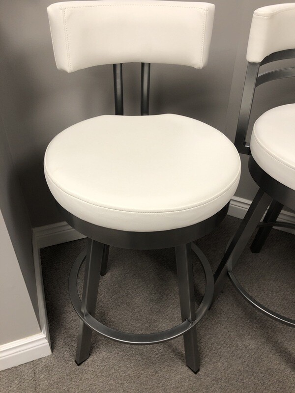 Stool, Swivel, Leather Like