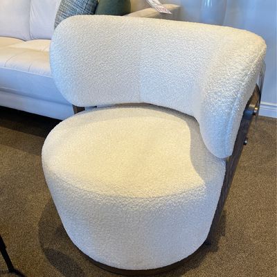 Accent Swivel Chair, Fabric