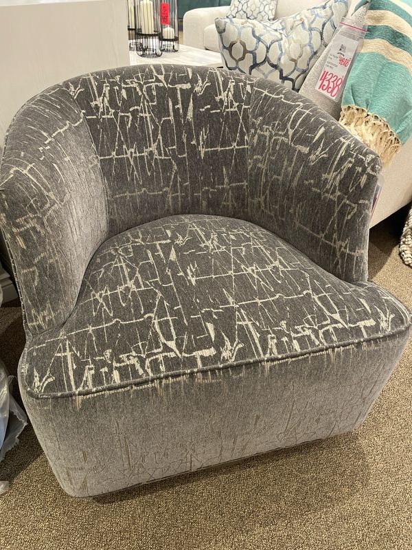 Chair, Swivel, Fabric