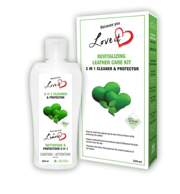 Revitalizing Leather 2 in 1 Cleaner & Protector Care Kit