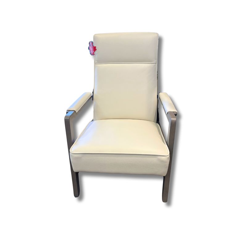 Push-Back Recliner, Leather