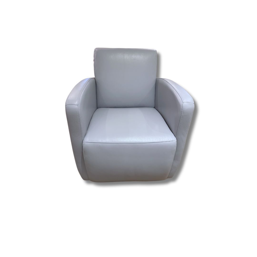 Chair, Swivel Glider, Leather