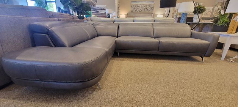 Sectional, Leather