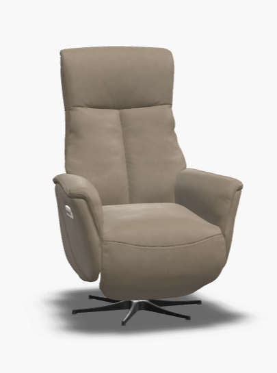 Palliser Power Swivel Recliner, Leather With Match Palliser Power Swivel Recliner, Leather With Match