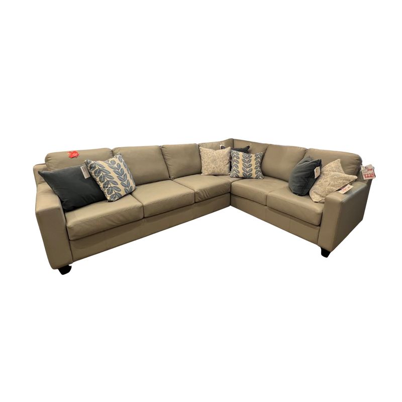 Sectional, Leather