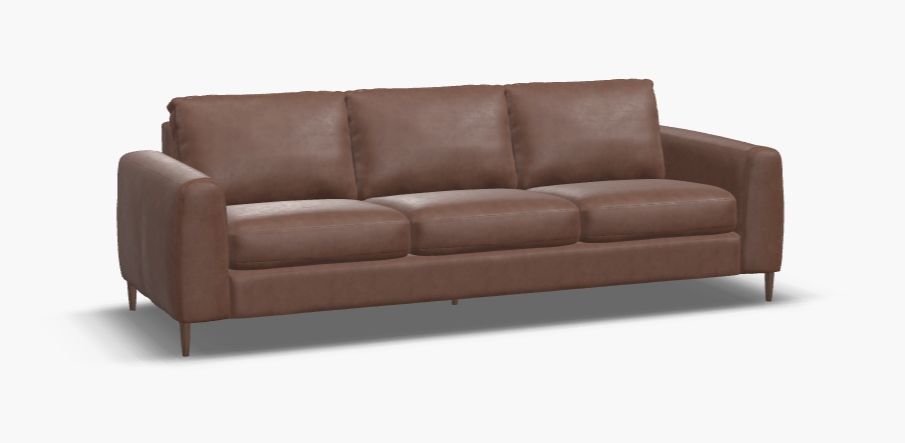 Sofa, Leather With Match