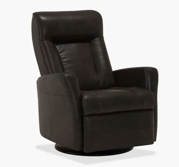 Palliser Power Recliner Swivel Glider, Leather with Match