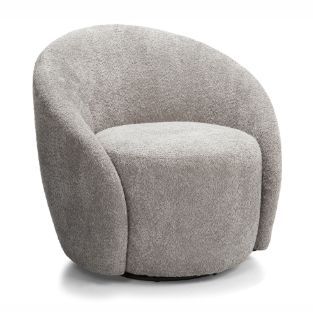 Accent Chair Swivel, Fabric