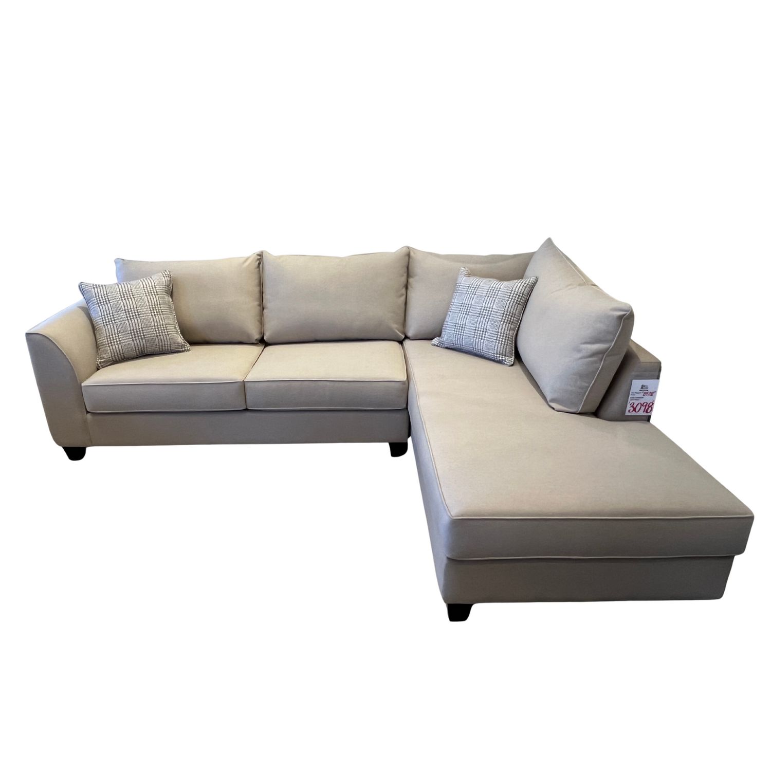 sectional - Angora Beige