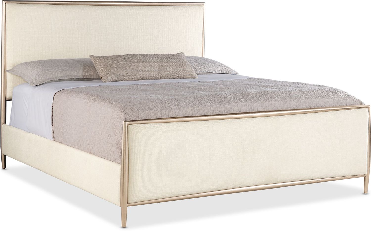 King Complete Bed, Upholstered