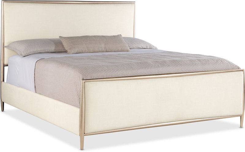 King Complete Bed, Upholstered