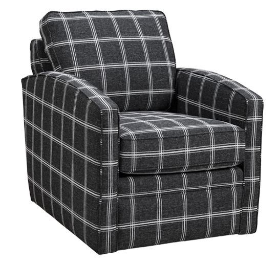 Accent Swivel Chair, Fabric