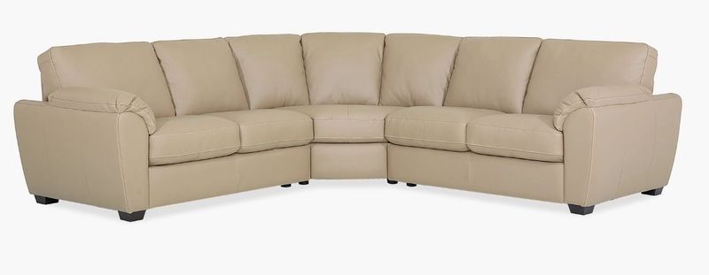 Sectional, Leather with Match