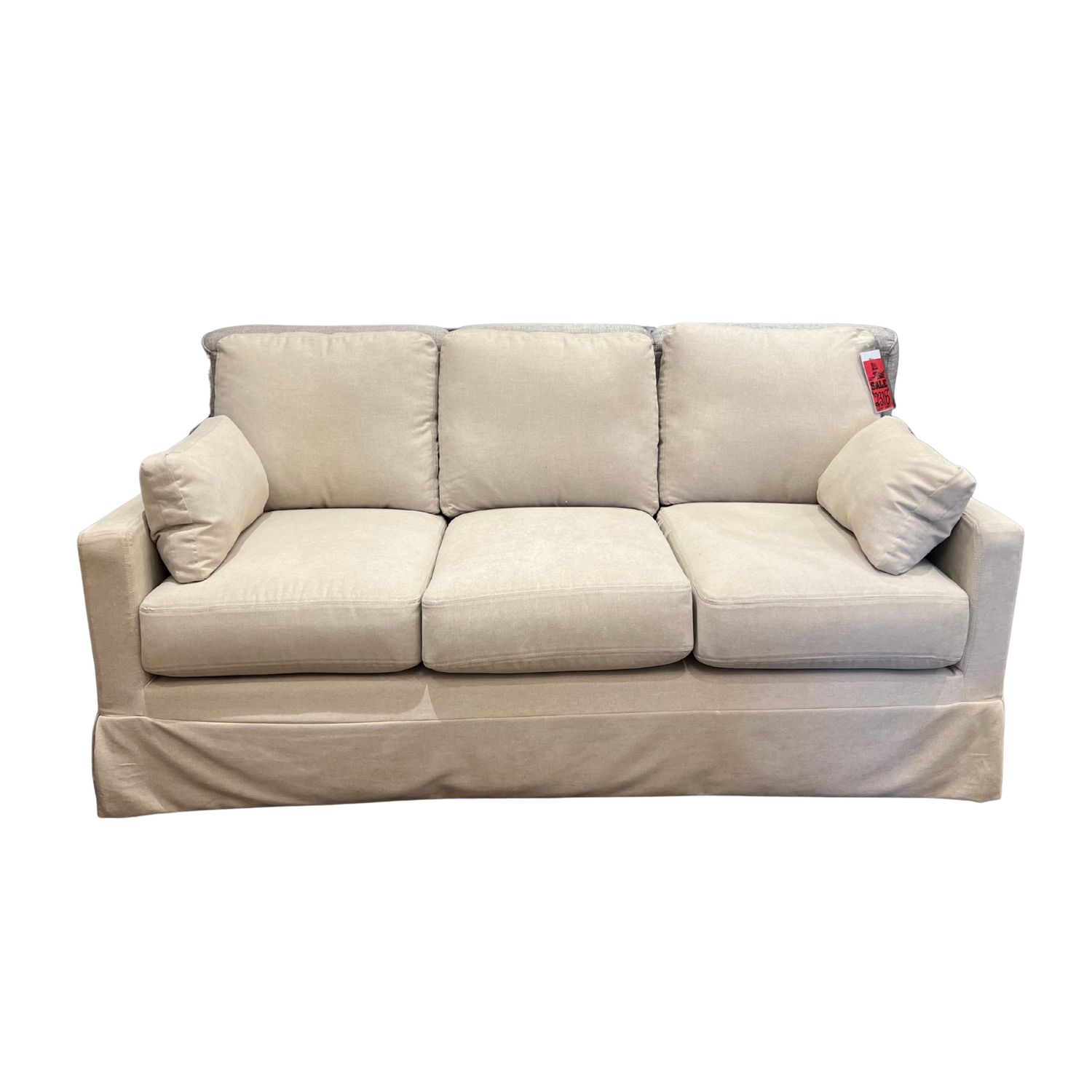 La-Z-Boy Skirted Sofa, Fabric