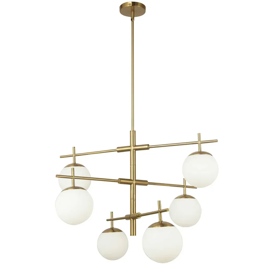 Caelia 6 Light Halogen Chandelier