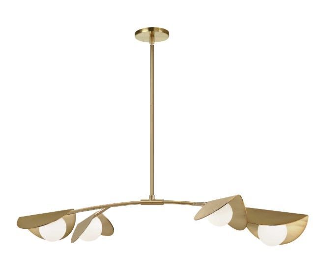 Emma  4 Light Halogen Horiz Pendant