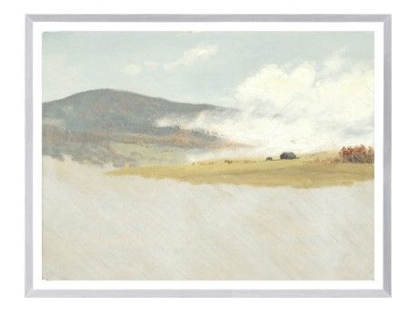 Print Hilly Landscape C. 1865