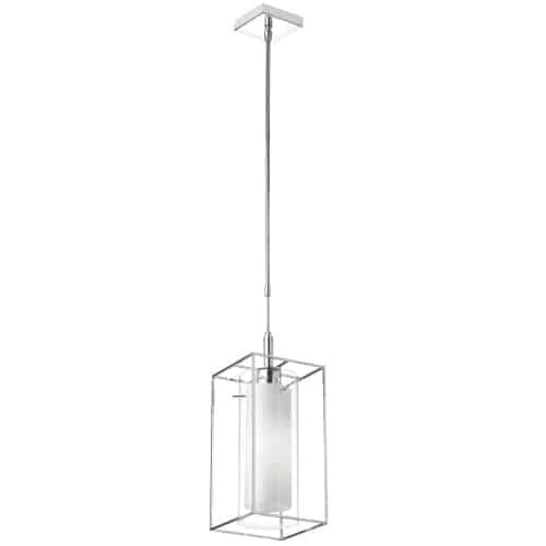 Cubo 1-Light Polished Chrome Pendant