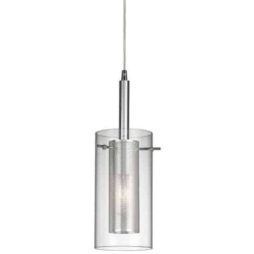 Percy 1-Light Polished Chrome Pendant