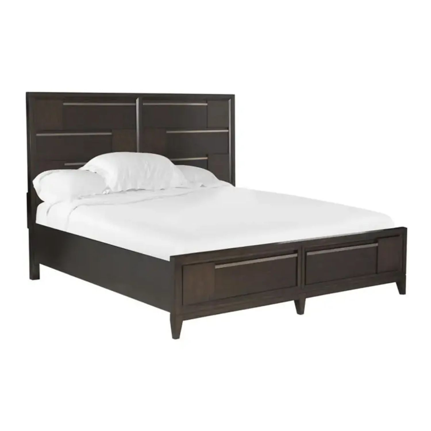 Modern Geometry Queen Bed &  Chest Bundle