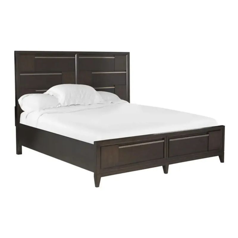 Modern Geometry Queen Bed &  Chest Bundle