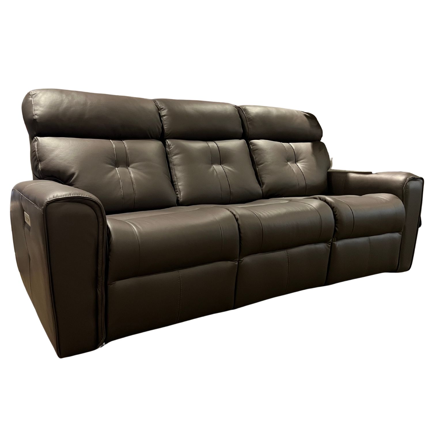 Reclining Power Sofa, Leather