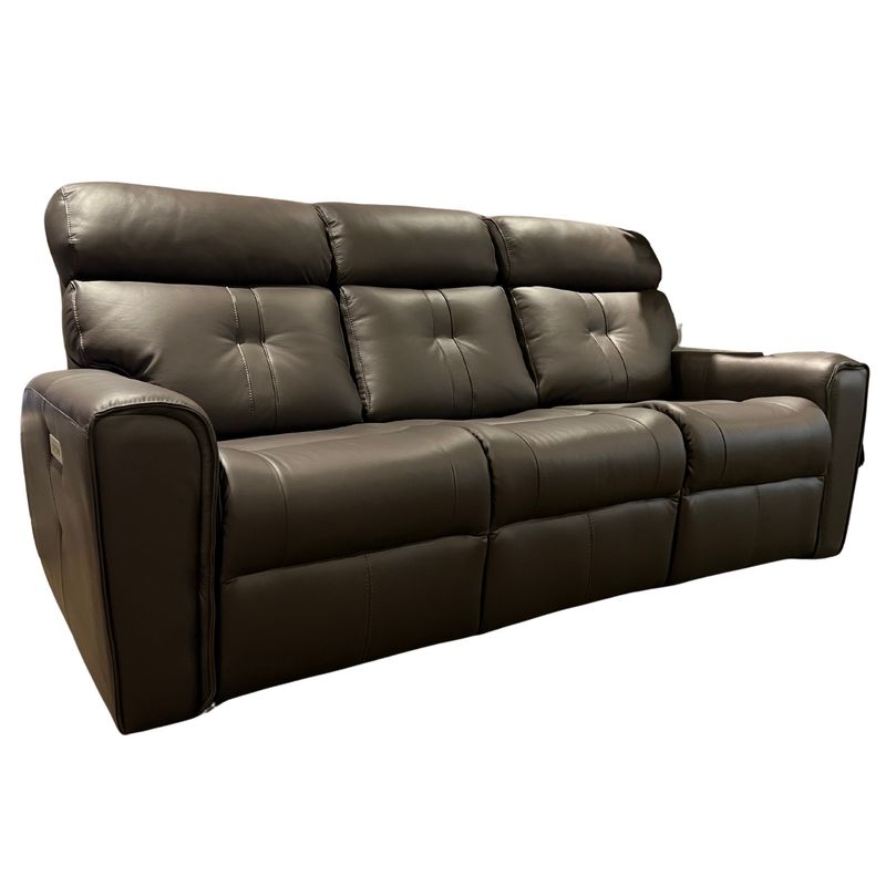 Reclining Power Sofa, Leather