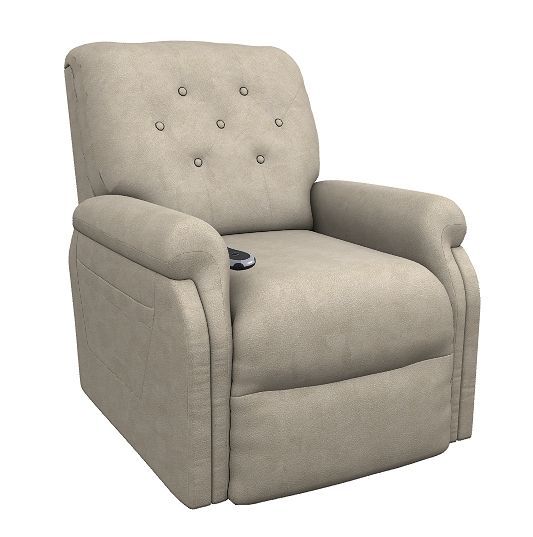 La-Z-boy Power Lift Recliner, Leather Like