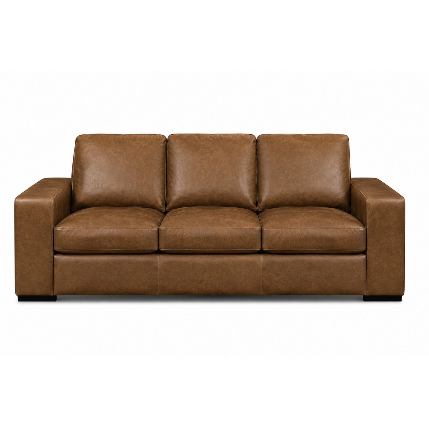 Custom Upholstery Garrett Sofa, Leather
