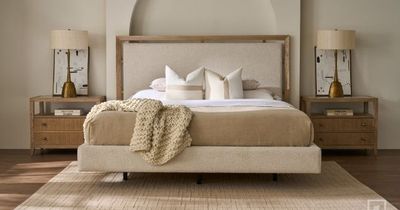 King Bed, Upholstered