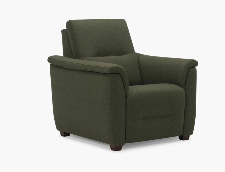 Palliser Power Recliner, Power Head & Lumbar, Heat and Massage, Leather with Match