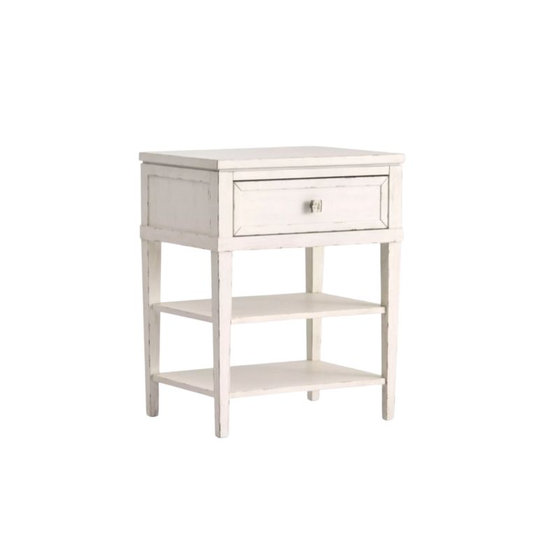 White Telephone Night Stand