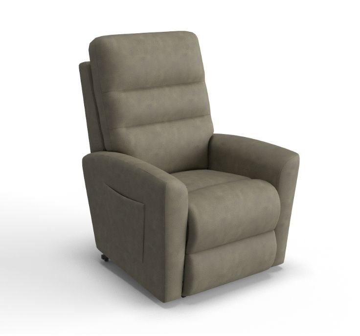 La-Z-Boy Liam Power Lift Recliner, Leather Like
