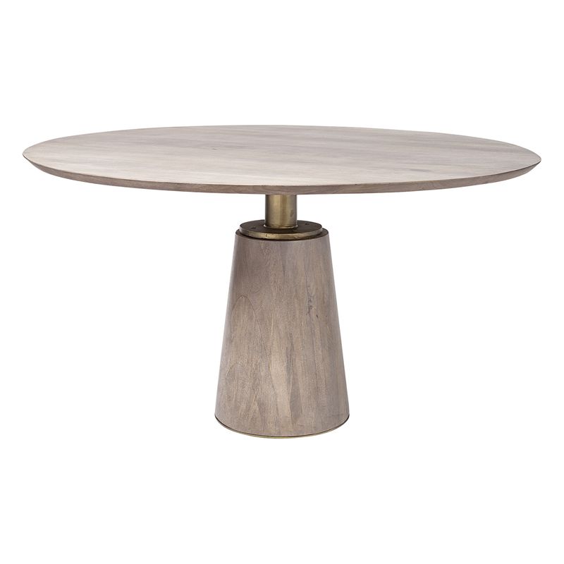 Maxwell II 54" Round Solid Wood Top Dining Table