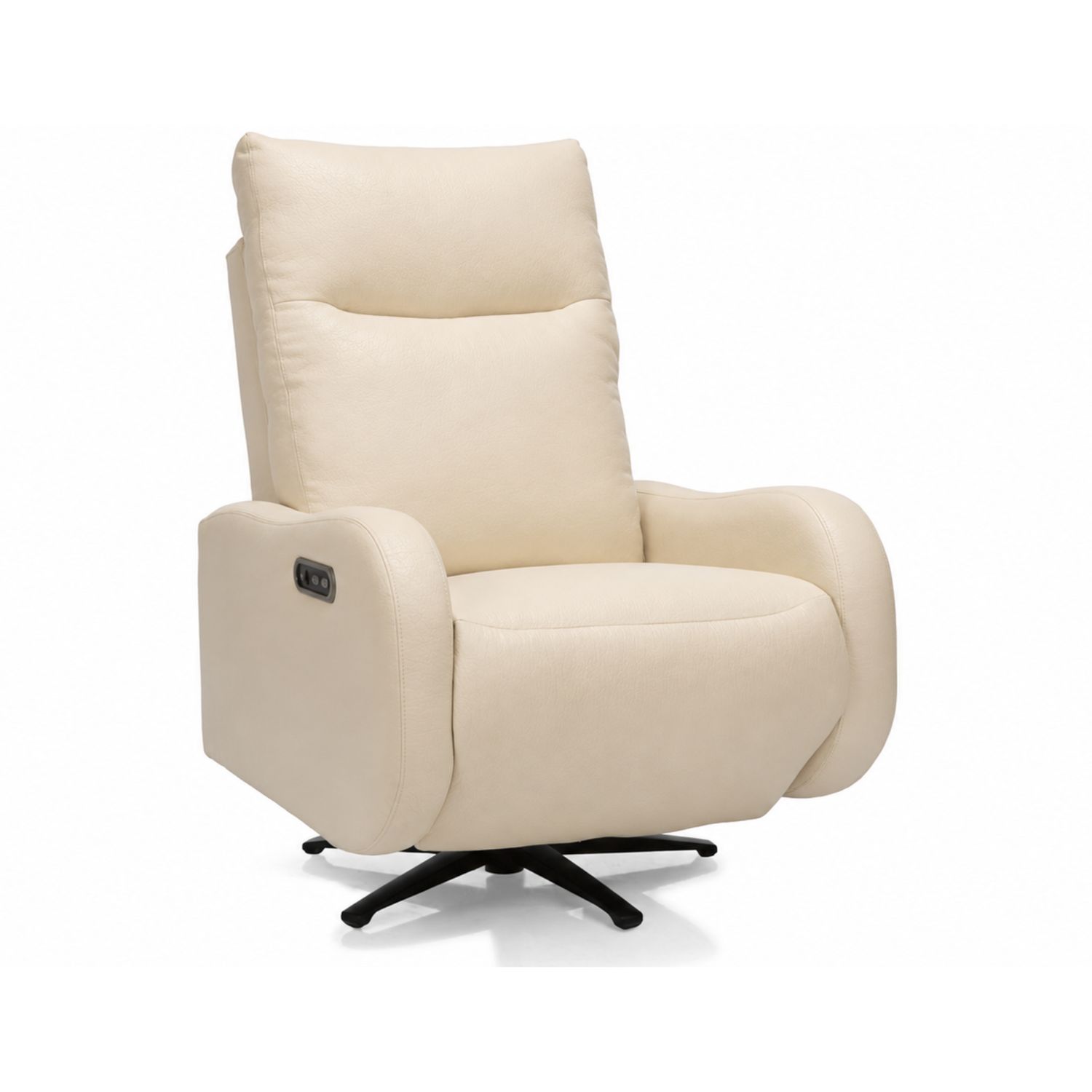 2605 Power Swivel Recliner w/ Headrest, Leather