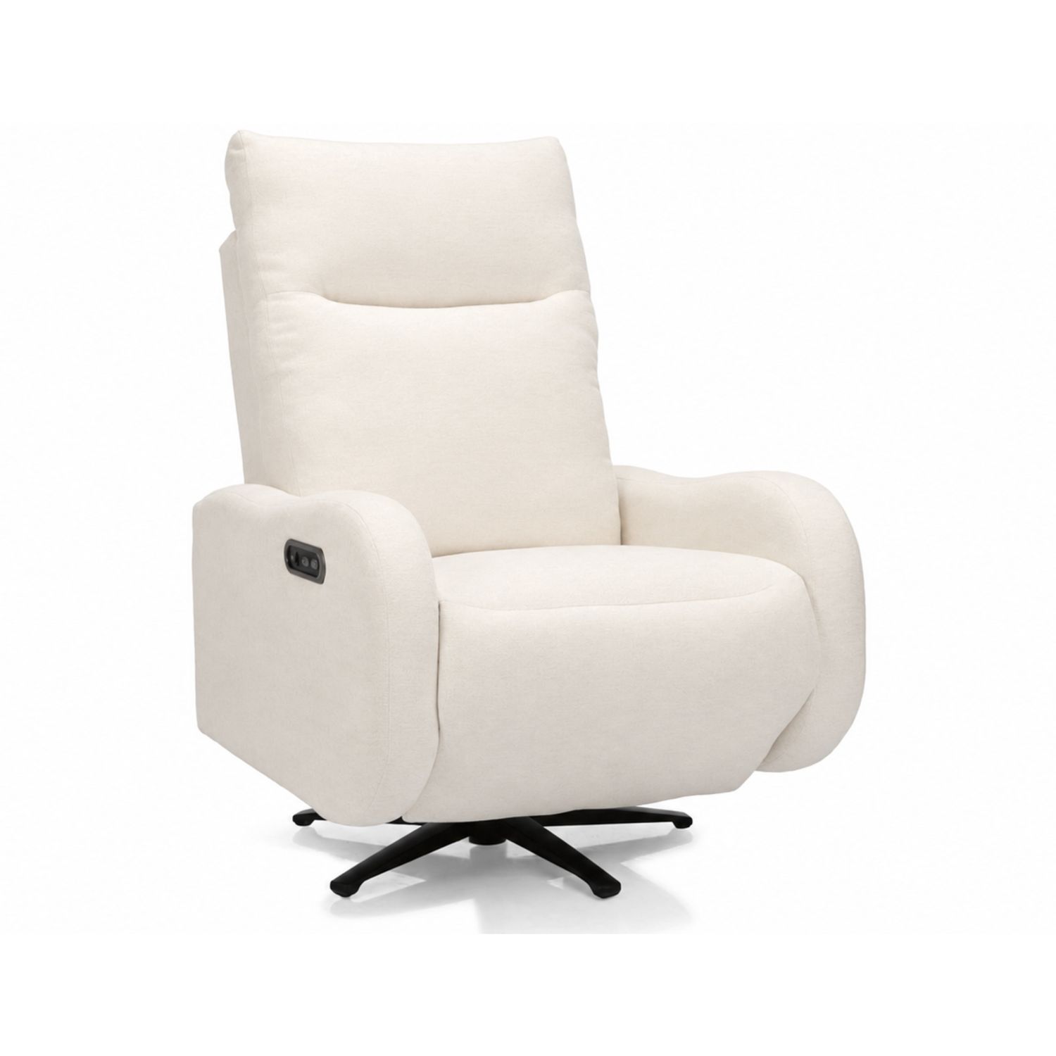 2605 Power Swivel Recliner w/ Headrest, Fabric