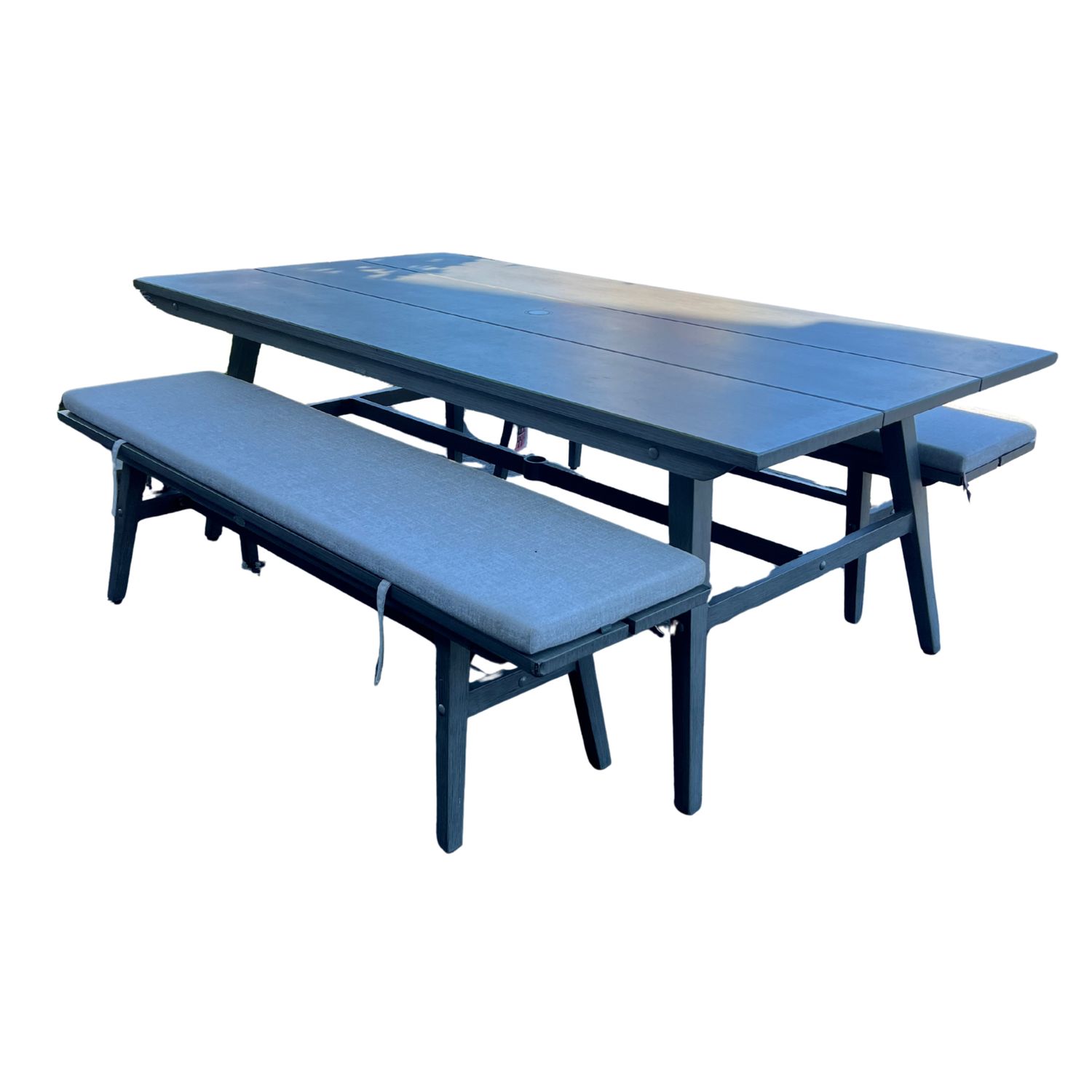 Canbria Outdoor Dinning Set Bench Table