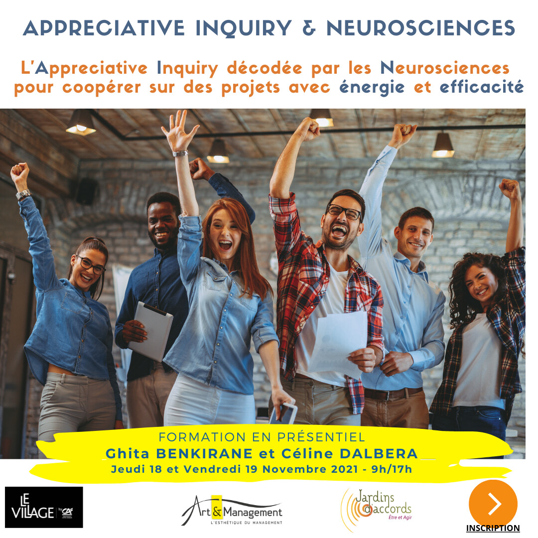 Appreciative Inquiry & Neurosciences - 18 + 19 Novembre (Présentiel)