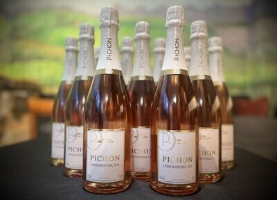 Pichon Confidentiel No.2 Sparkling Rosé (VG) - 12 bottles