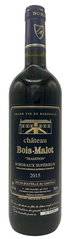 Chateau Bois Malot Rouge "Tradition", Bordeaux, France
