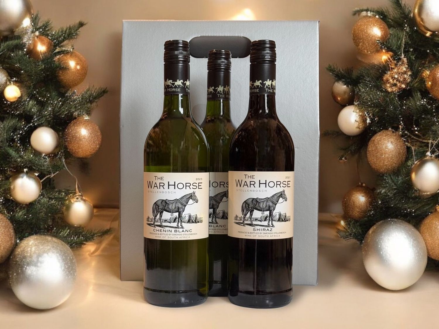 The War Horse Sauvignon, Chenin & Shiraz, South Africa (VG) - 3 Bottle Gift