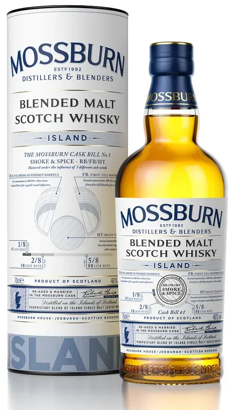 Mossburn Island Blended Malt Whisky 70cl 46% (VG)