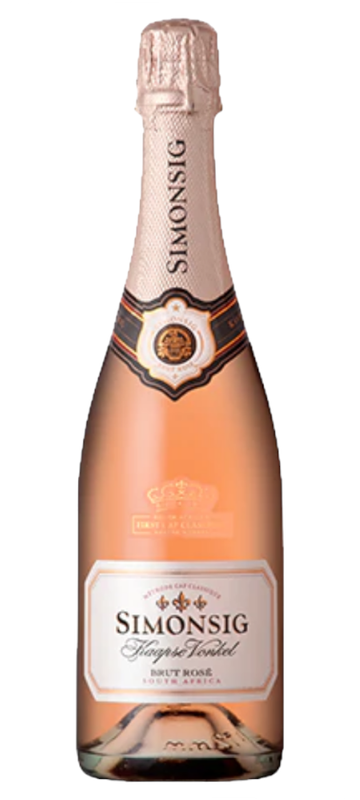Simonsig Kaapse Vonkel Brut Rosé, Cap Classique, Stellenbosch, South Africa (VG)