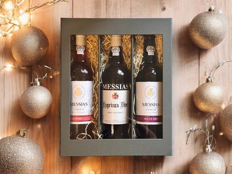 Messias Lagrima Doce, Rosé & Dry White Port, Portugal (VG) - 3 Bottle Gift