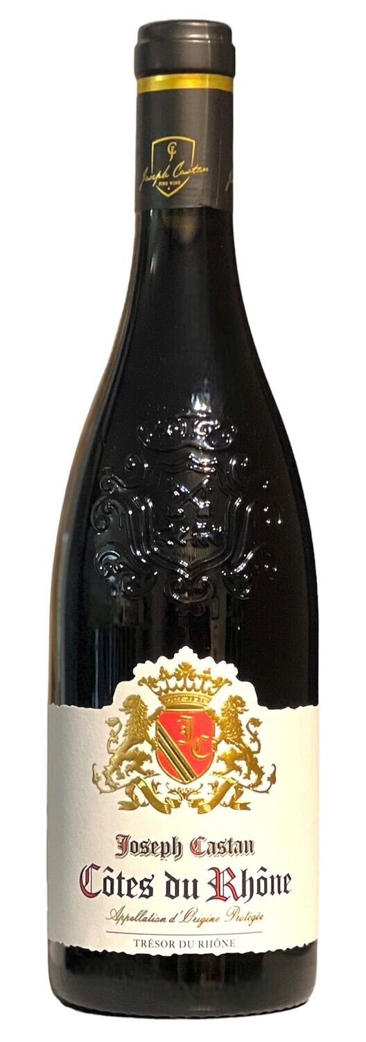 Cotes du Rhone Rouge, Rhone, Joseph Castan, Rhone, France (VG)
