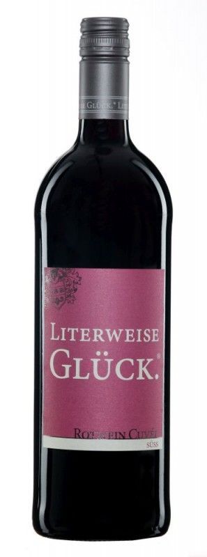 Flick Literweise Gluck Rotwein Suss Cuvée, Germany - LITRES