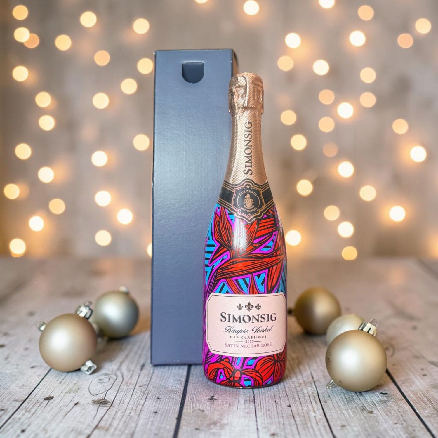 Simonsig Kaapse Vonkel Satin Nectar Rosé, Stellenbosch, South Africa (vg) - 1 bottle Gift Simonsig Kaapse Vonkel Satin Nectar Rosé, Stellenbosch, South Africa (vg) - 1 bottle Gift