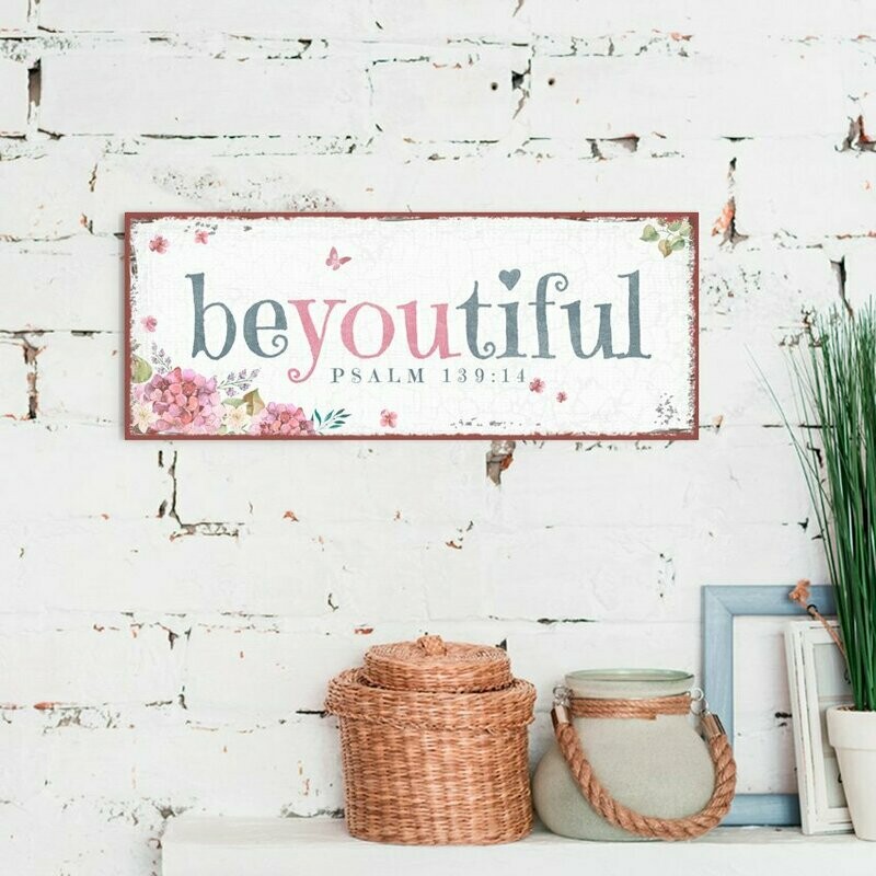 Metallschild Vintage Metallschild Vintage "Beyoutiful"