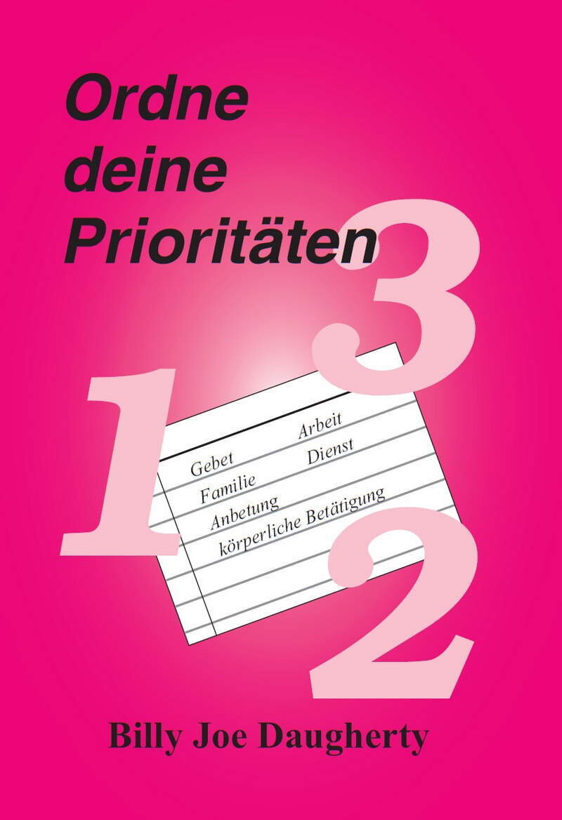 Ordne deine Prioritäten