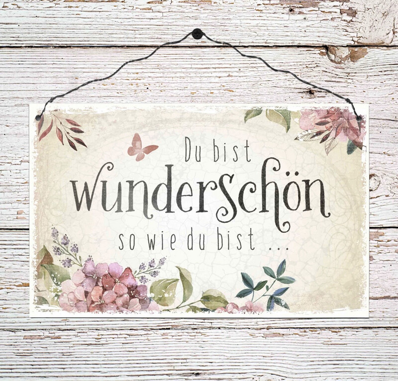 Wunderschön (Holzschild) Wunderschön (Holzschild)
